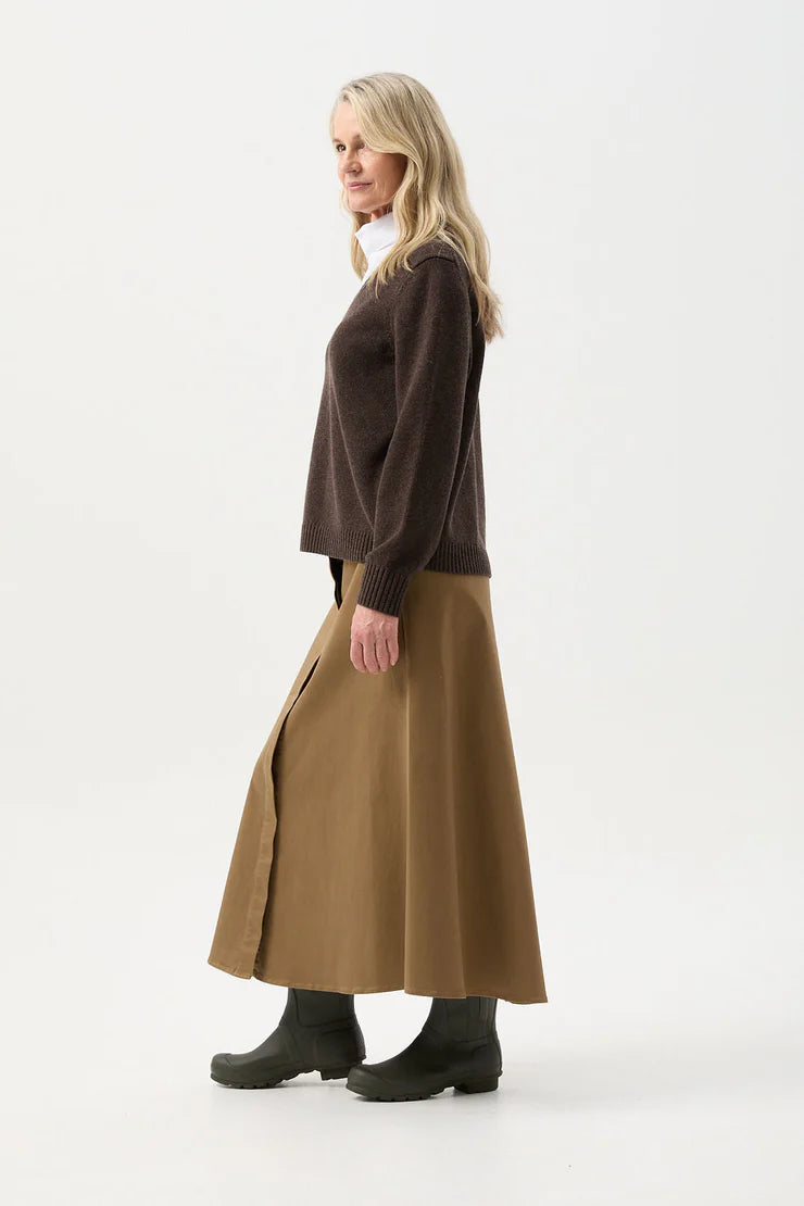 Goondiwindi Cotton V Neck Merino Cotton Jumper - 2 Colours