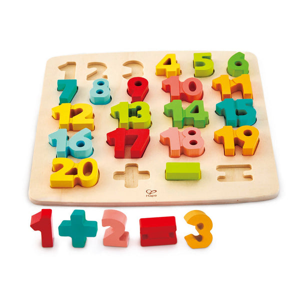 HAPE CHUNKY NUMBER MATH PUZZEL