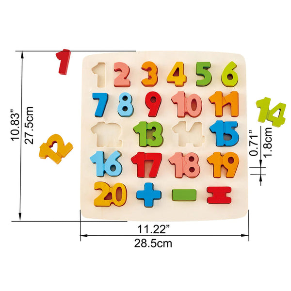 HAPE CHUNKY NUMBER MATH PUZZEL