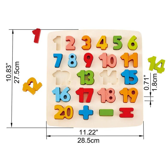HAPE CHUNKY NUMBER MATH PUZZEL