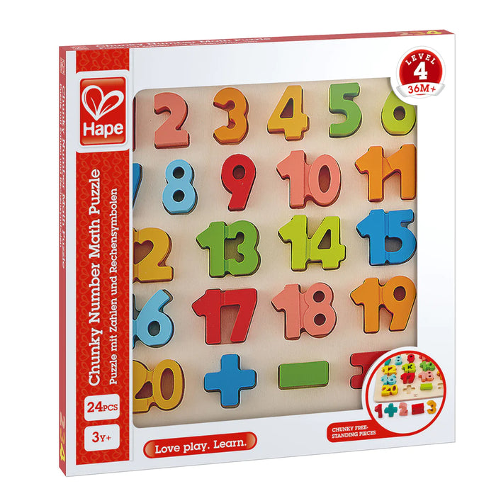 HAPE CHUNKY NUMBER MATH PUZZEL
