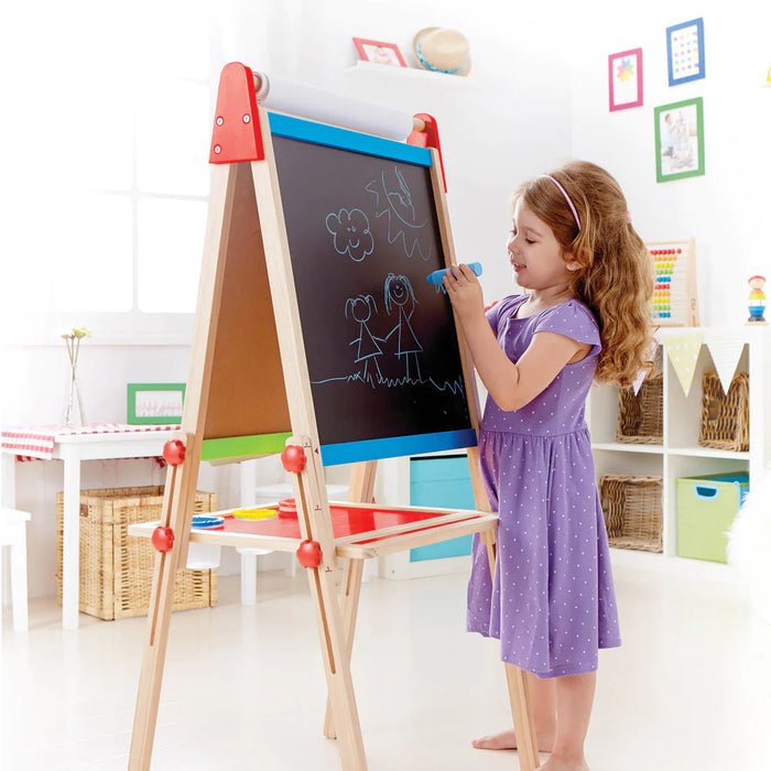 HAPE ALL-IN-1 WOODEN KID'S ART EASEL