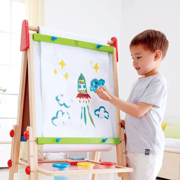 HAPE ALL-IN-1 WOODEN KID'S ART EASEL