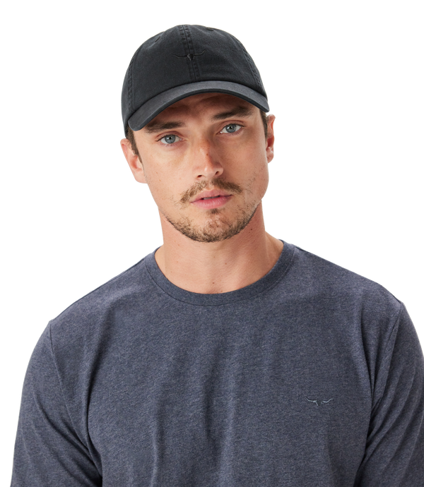 R.M. Williams Mini Longhorn Twill Cap - Pewter