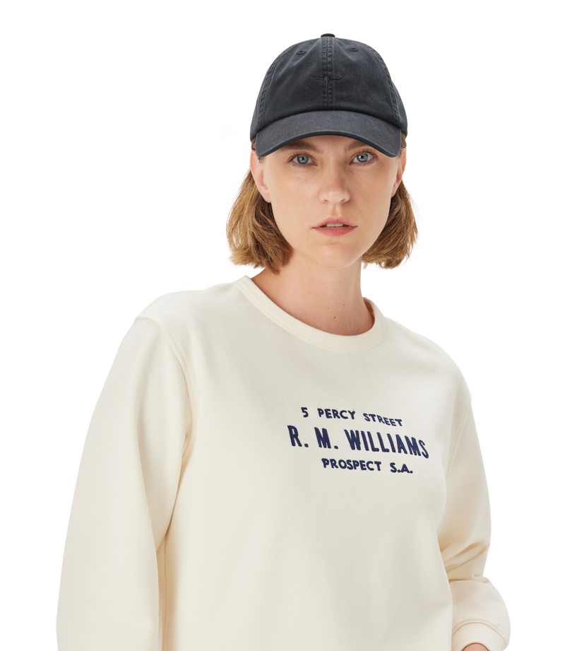 R.M. Williams Mini Longhorn Twill Cap - Pewter