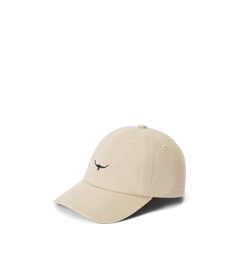 R.M. Williams Mini Longhorn Twill Cap - Ecru