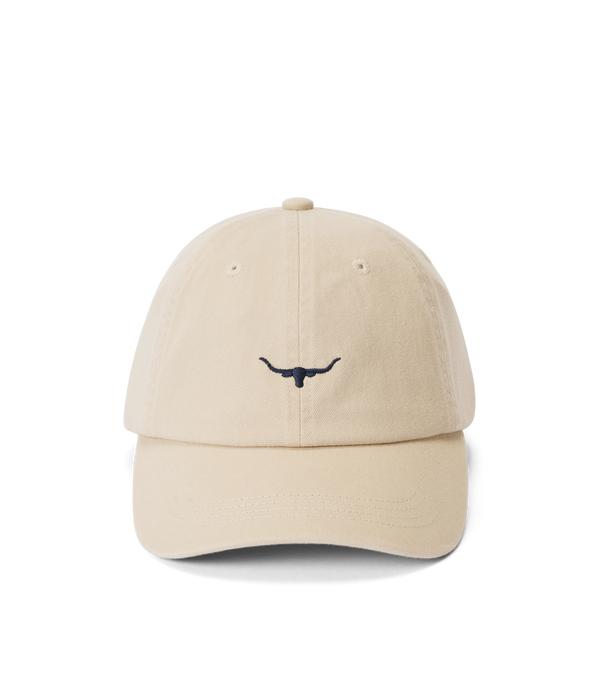 R.M. Williams Mini Longhorn Twill Cap - Ecru