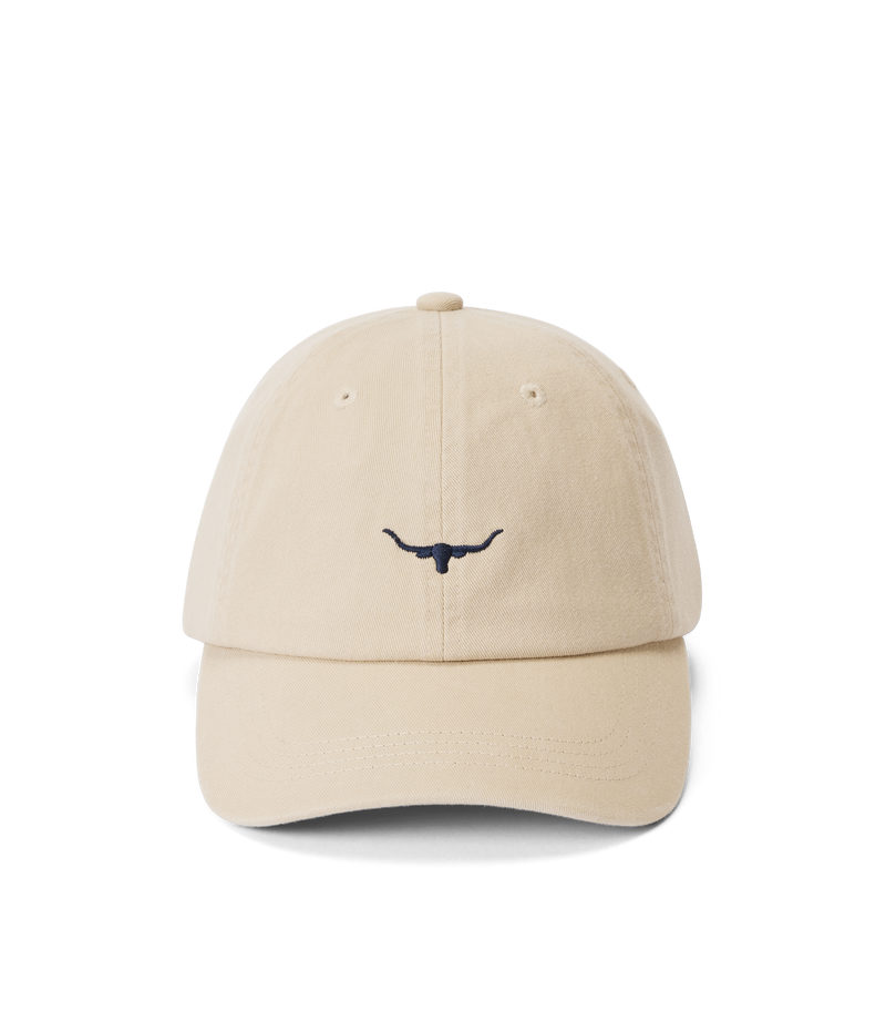 R.M. Williams Mini Longhorn Twill Cap - Ecru
