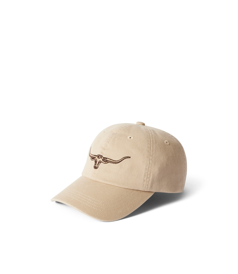 R.M. Williams Longhorn Twill Cap - Ecru
