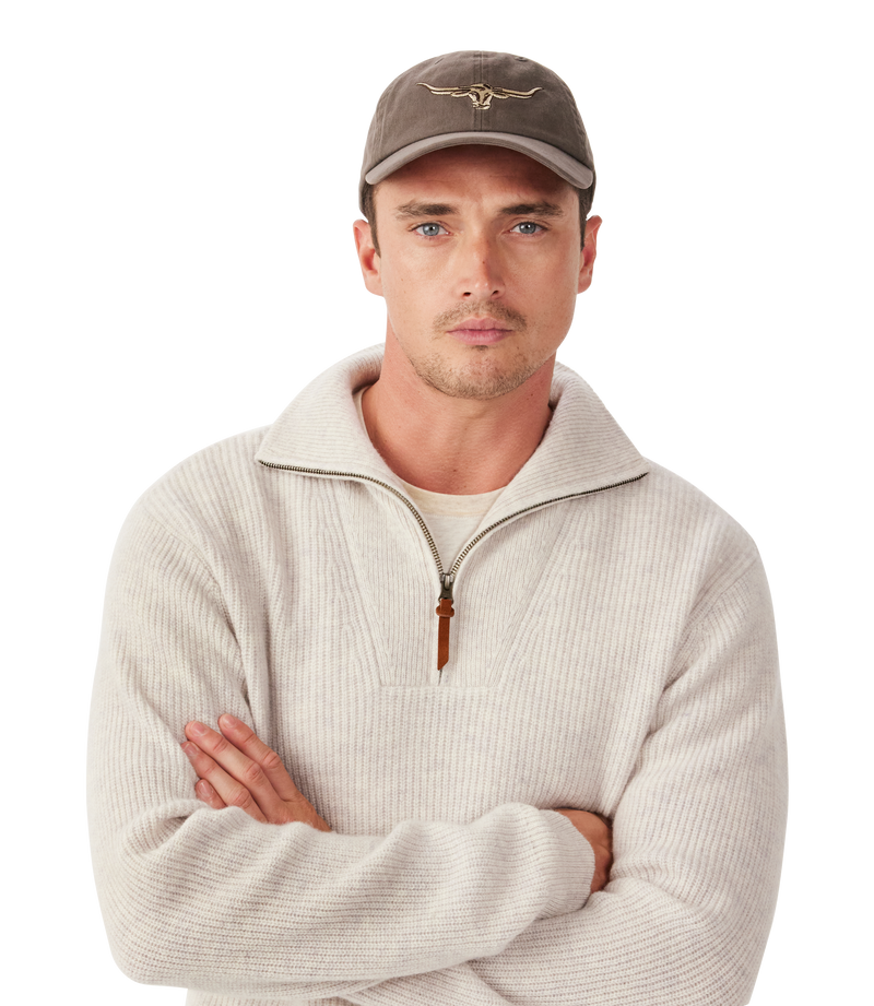 R.M. Williams Longhorn Twill Cap - Silt