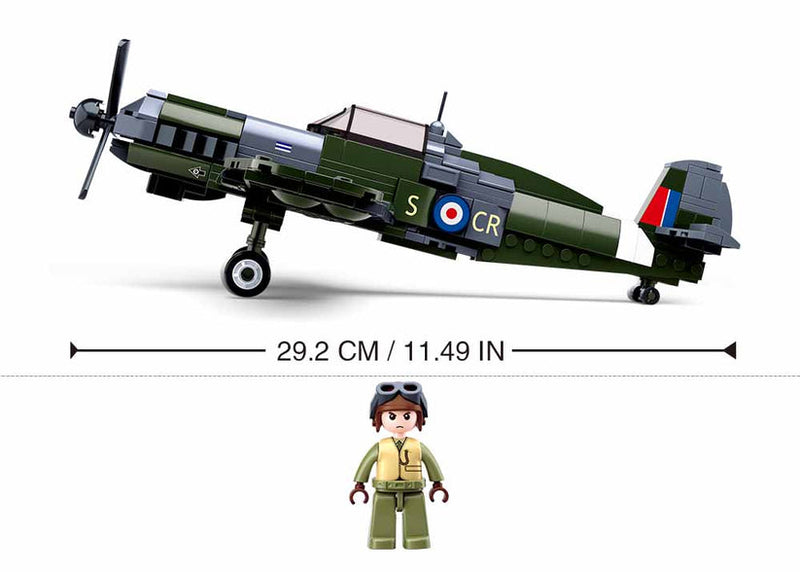 Sluban WW2 Spitfire Fighter - 290 pieces