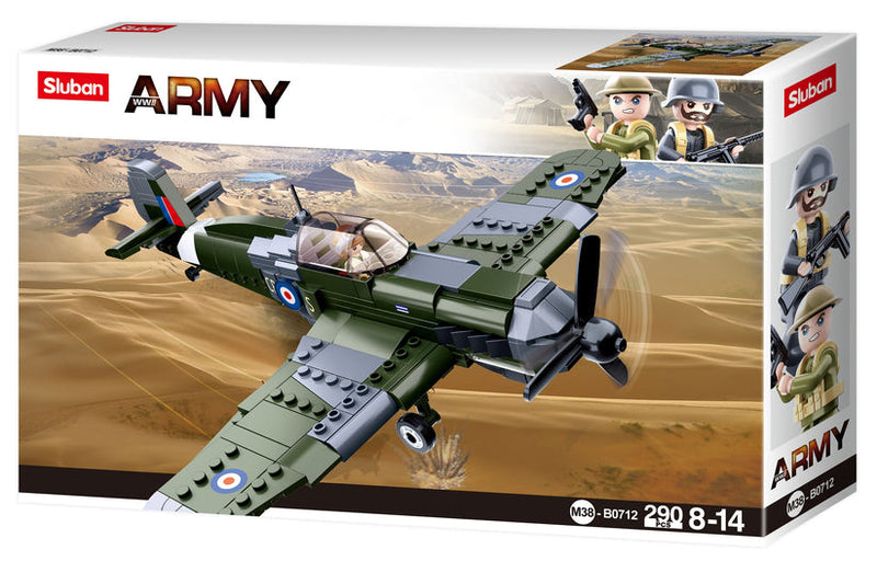 Sluban WW2 Spitfire Fighter - 290 pieces