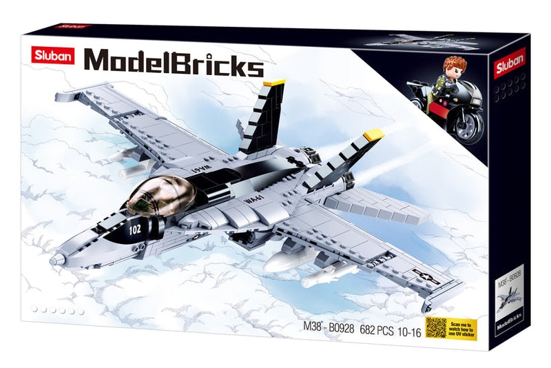 Sluban FA18 Super Bumblebee - 682 pieces