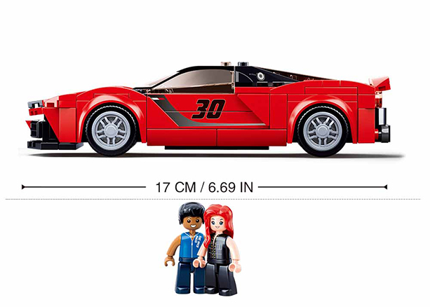 Sluban Italian Racing Car - 262 pieces