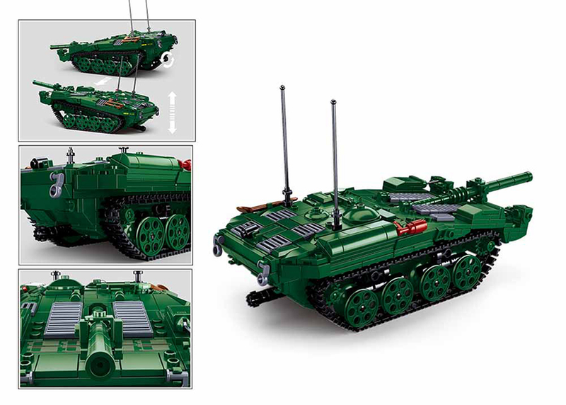 Sluban Swedish Tank - 692 pieces