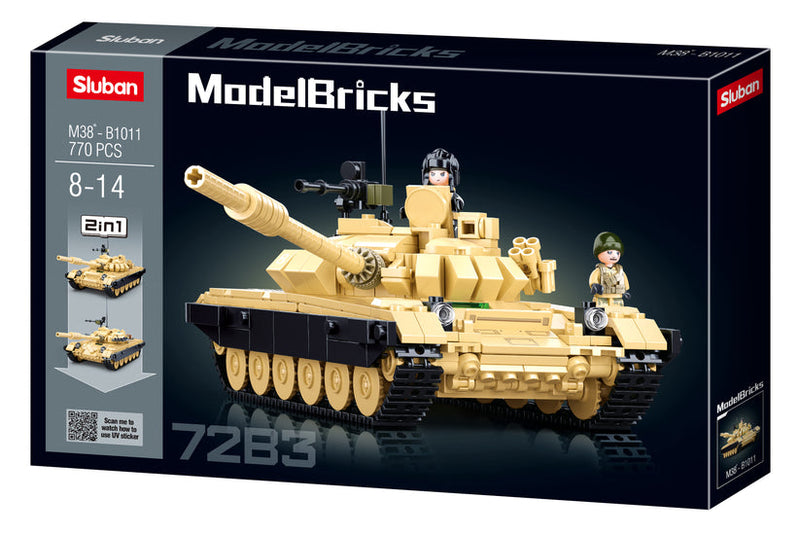 Sluban Tank T-72B3 - 770 pieces