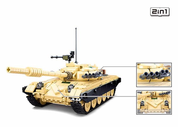 Sluban Tank T-72B3 - 770 pieces