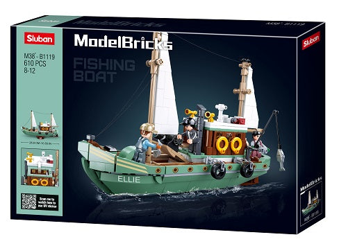 Sluban Fishing Boat - 610 pieces