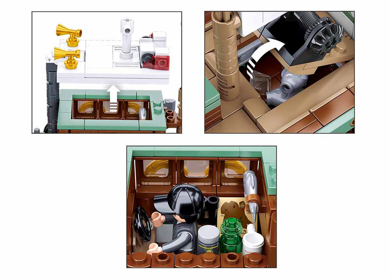 Sluban Fishing Boat - 610 pieces