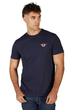 Bullzye Men's Sid Short Sleeve Tee - Navy