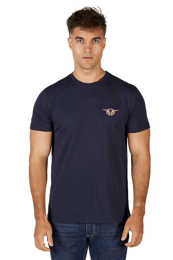 Bullzye Men's Sid Short Sleeve Tee - Navy