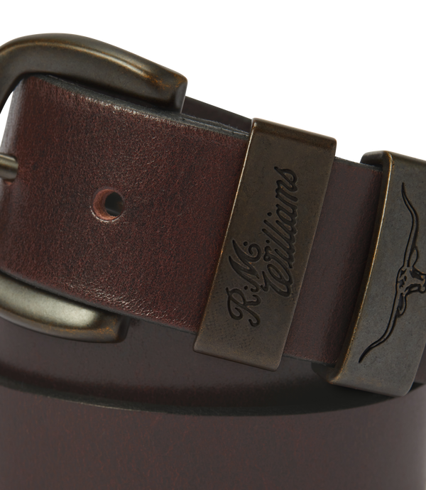 R.M. Williams Drover Belt - Chestnut