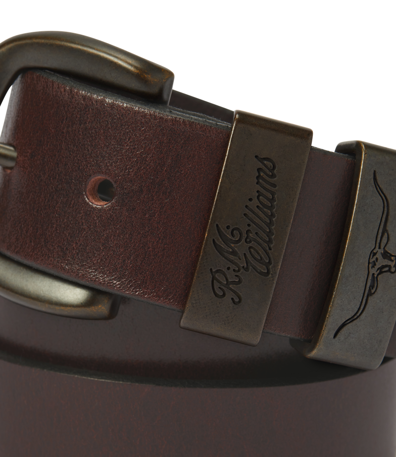 R.M. Williams Drover Belt - Chestnut