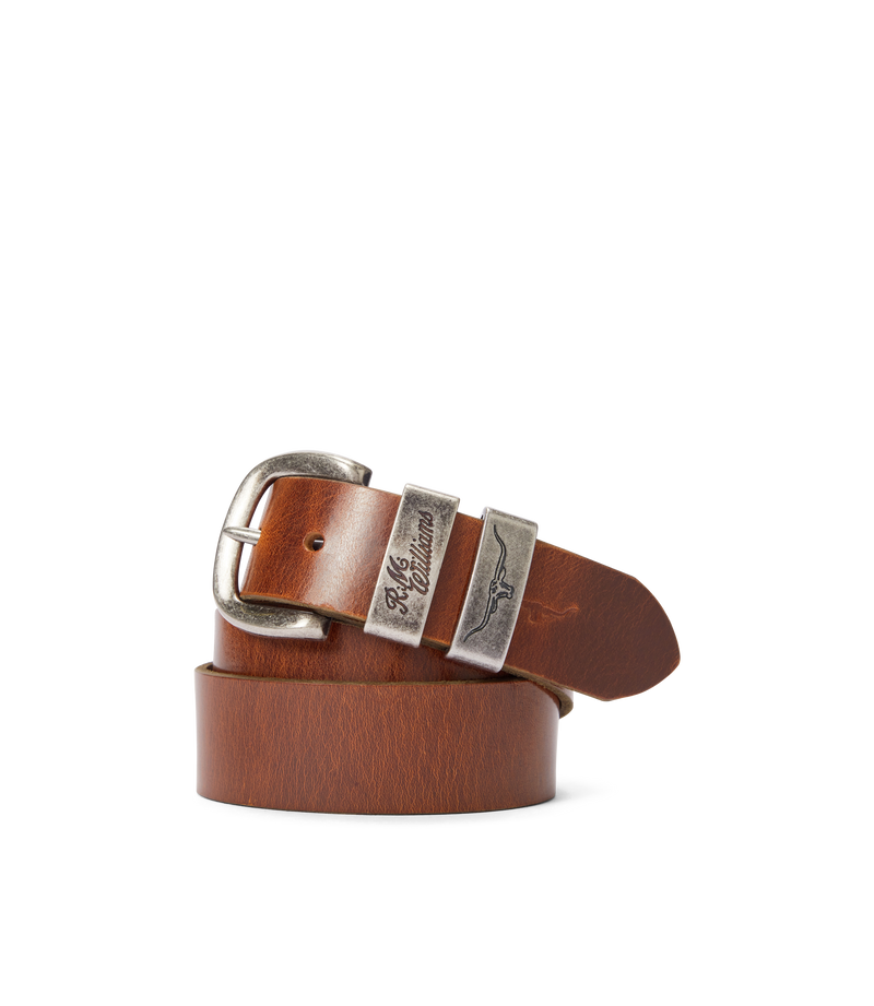 R.M. Williams Drover Belt - Mid Brown