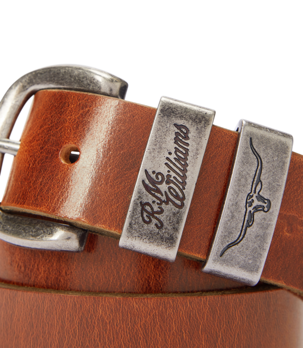 R.M. Williams Drover Belt - Mid Brown
