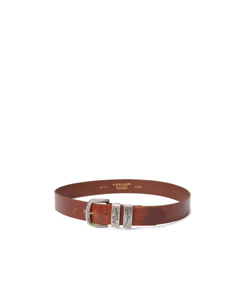 R.M. Williams Drover Belt - Mid Brown