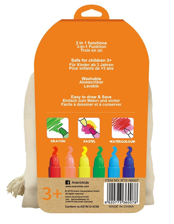AVENIR SILKY CRAYONS CANVAS BAG