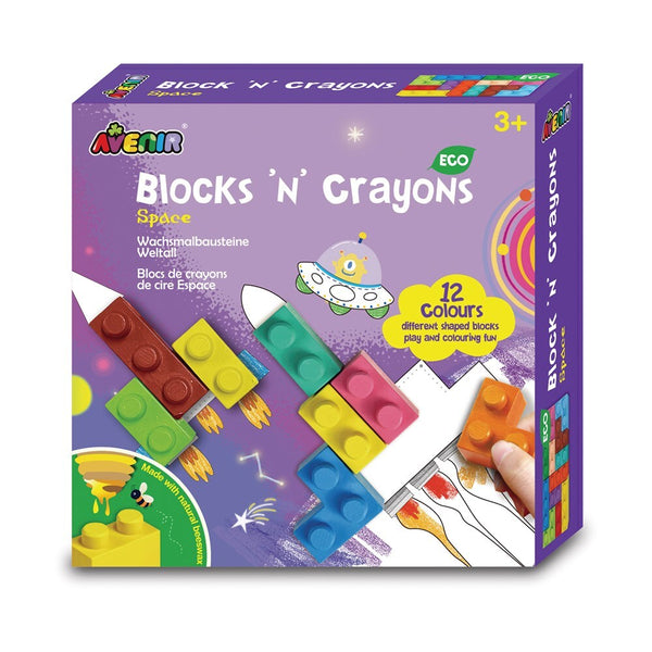 AVENIR BLOCKS N CRAYONS- SPACE