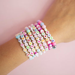 GLITTER GIRL HAPPINESS BRACELETS SPARKLING SET OF 2