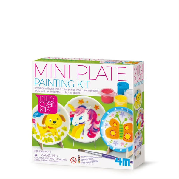 4M LITTLE CRAFT MINI PLATES PAINTING SET
