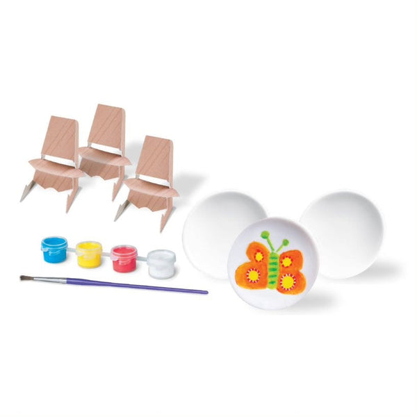 4M LITTLE CRAFT MINI PLATES PAINTING SET
