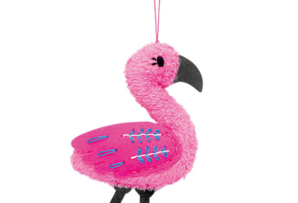 AVENIR SEWING-KEY CHAIN- FLAMINGO