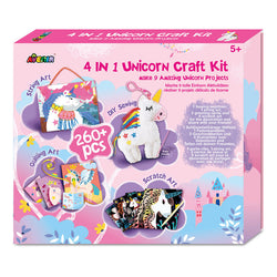 AVENIR 4 IN 1 UNICORN CRAFT KIT