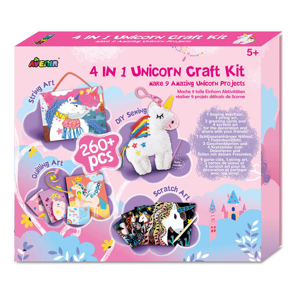AVENIR 4 IN 1 UNICORN CRAFT KIT