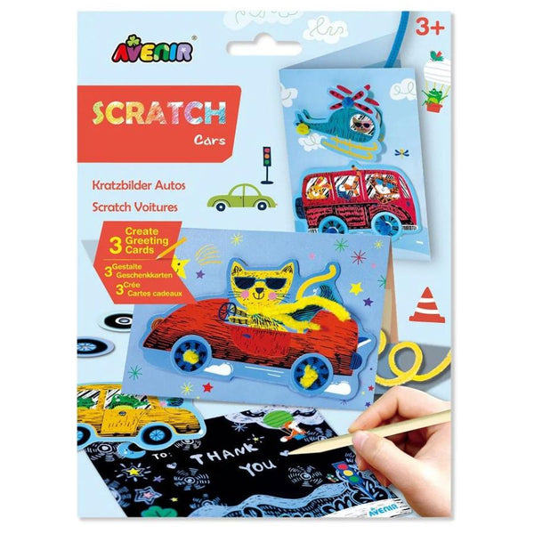 AVENIR SCRATCH GREET CARD- CAR
