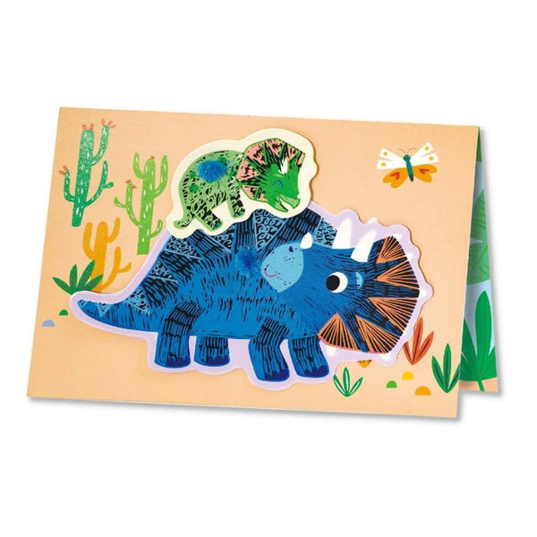 AVENIR SCRATCH GREET CARD- DINO