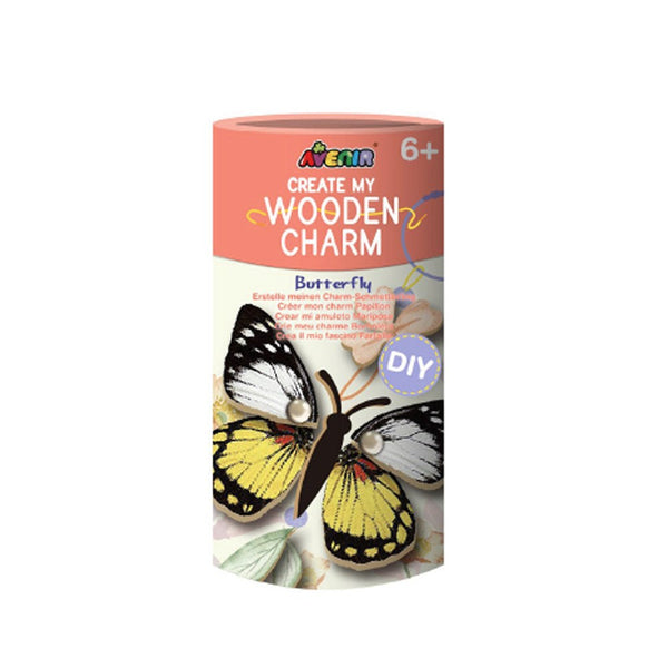 AVENIR CREATE MY WOODEN CHARM-BUTTERFLY