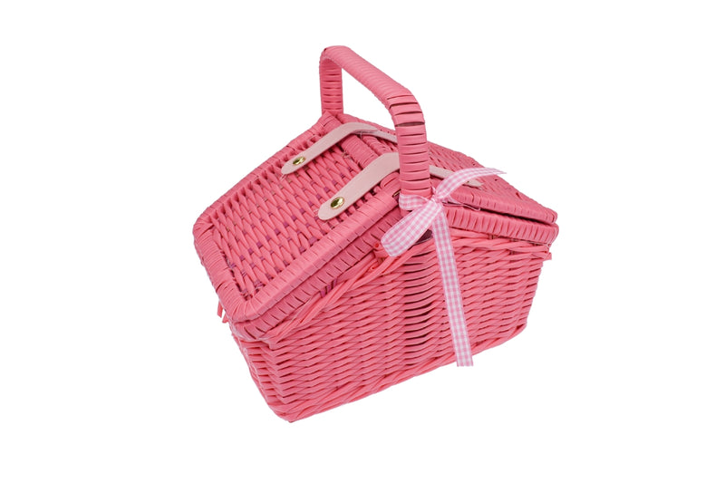 KAPER KIDZ ROSE TIN TEA SET IN PICNIC BASKET