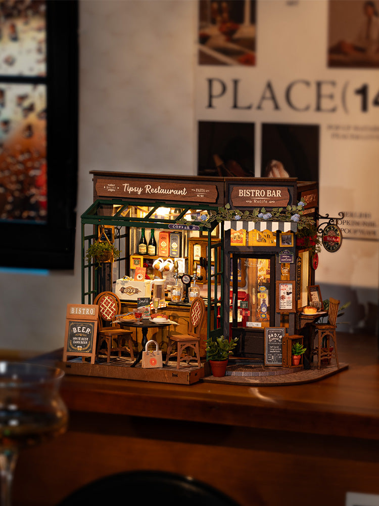 ROBOTIME ROLIFE DIY MINI HOUSE- TIPSY RESTURANT