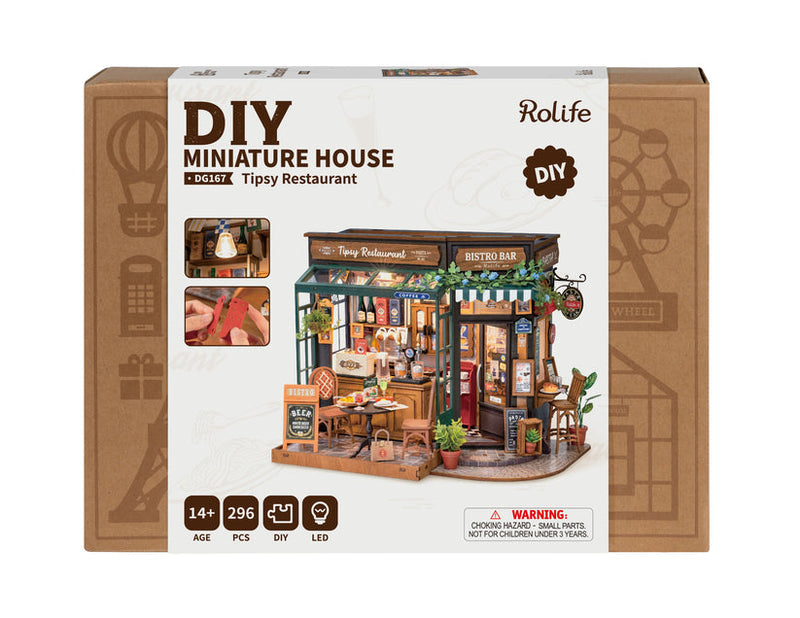 ROBOTIME ROLIFE DIY MINI HOUSE- TIPSY RESTURANT