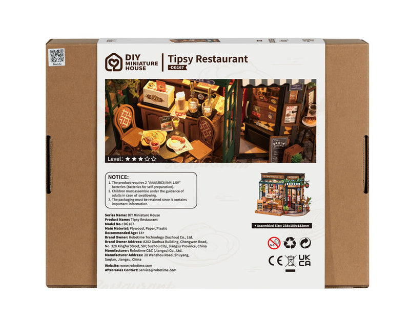 ROBOTIME ROLIFE DIY MINI HOUSE- TIPSY RESTURANT