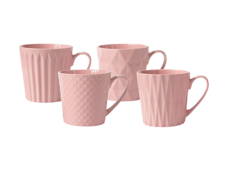 Maxwell & Williams Nova Mug 380ML Set of 4 Rose Gift Boxed