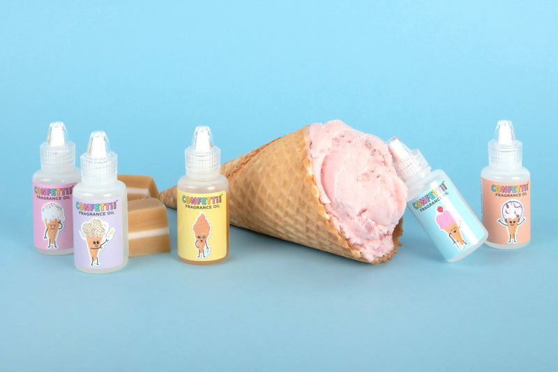 CONFETTI BLUE ICE CREAM SCENTED PERFUME MAKING KIT