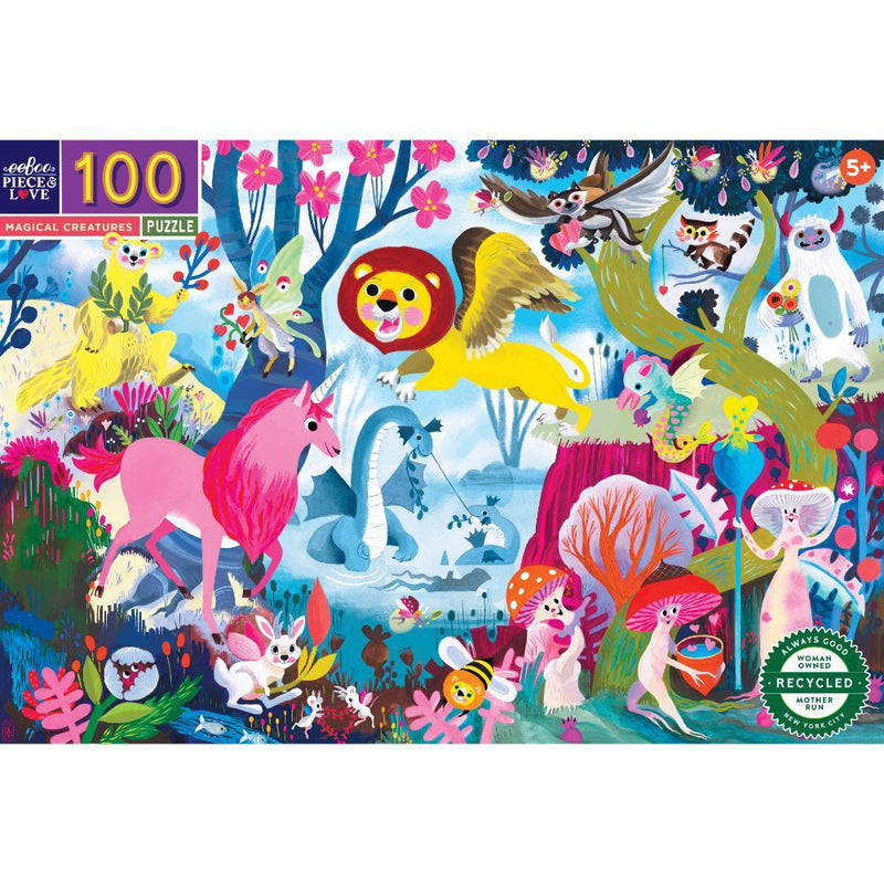 EEBOO MAGICAL CREATURES PUZZLE 100PC – Assef's