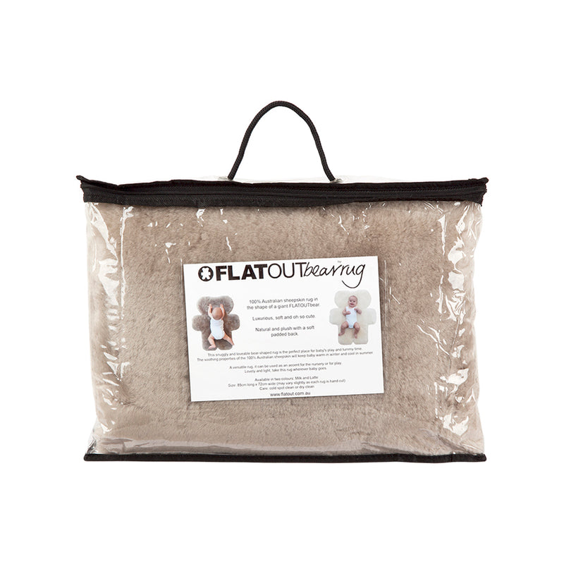 Flatout Bear Rug - Milk or Latte
