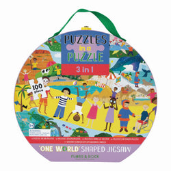 FLOSS AN ROCK 100PC PUZZLE- CHILDEN OF THE WORLD